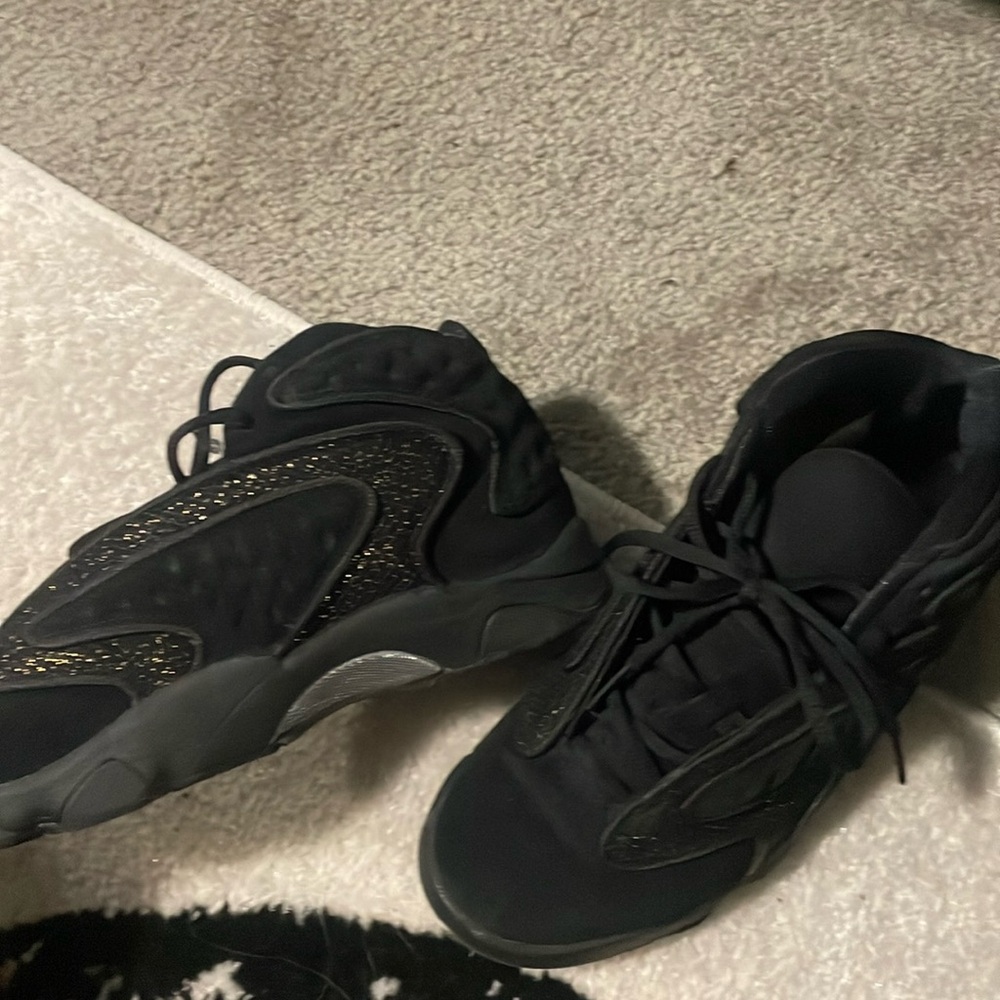 Nike Air Jordan OG Gold Flakes DO1850 007 Black Metallic Womens 8.5